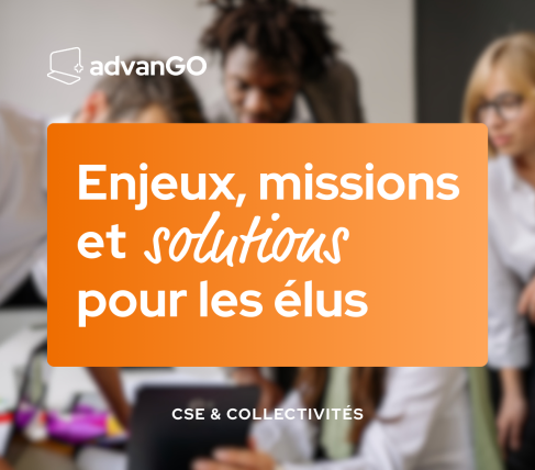 Interface du logiciel de gestion et comptabilité CSE advanGO par Helfrich pour les élus de comité d'entreprise en 2026.